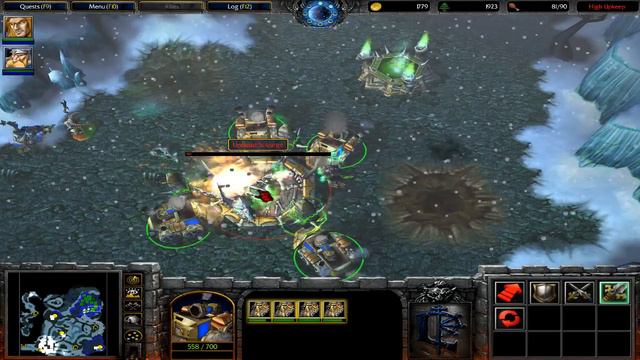Warcraft 3 Reign of Chaos - Frostmourne - Kill Malganis Without Arthas - Hard смотреть онлайн
