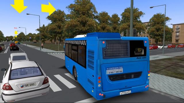 OMSI 2 Москва поездка на маршруте №107 Кольцевой маршрут. смотреть онлайн