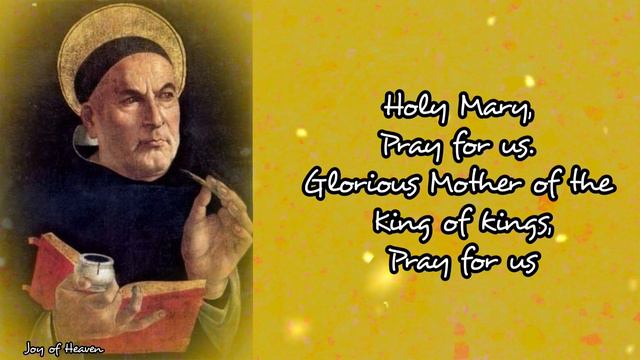 ST. THOMAS AQUINAS Powerful Novena with Litany Day 3 / Patron Saint of Catholic Schools and Student смотреть онлайн