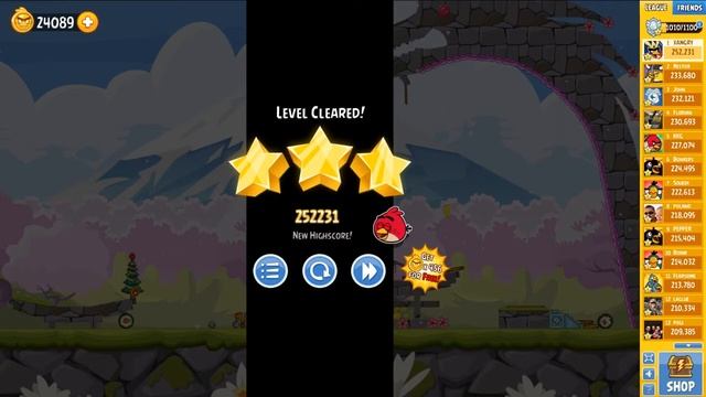 ANGRY BIRDS FRIENDS TOURNAMENT 359-C ALL LEVELS POWER UP WALKTHROUGH смотреть онлайн