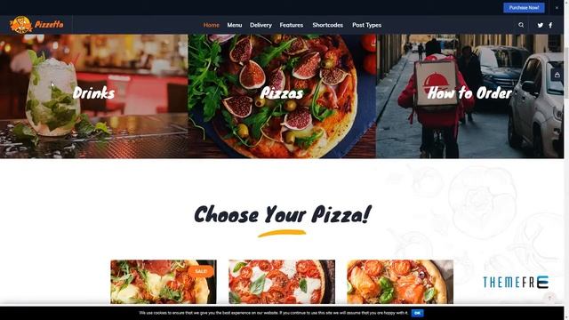 Pizzetta - Pizza, Cafe and Restaurant WordPress Theme Ichiro Sid смотреть онлайн