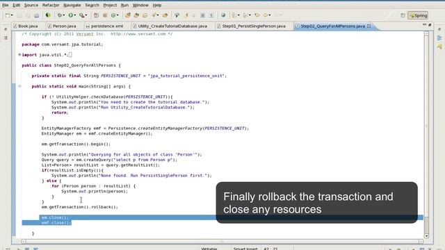 Versant JPA Screen Cast Part 2 смотреть онлайн