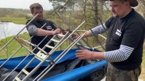 Как собрать байдарку Таймень 2 и обзор комфортных сидений