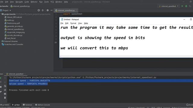How to check internet speed in Python смотреть онлайн