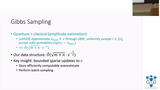QIP2023 | Improved Quantum Speedups for Zero-Sum Games via Dynamic Gibbs Sampling (Yosheb Getachew) смотреть онлайн