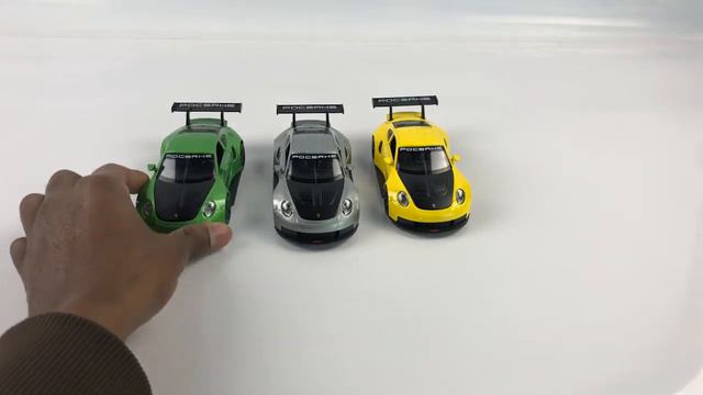 Металлическая машинка Die Cast 1:32 «Porsche 911 RSR» А32671, cвет, звук, инерционная смотреть онлайн
