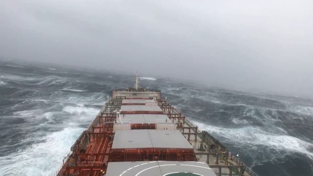 ШТОРМ в океане. Корабль в беде. Блог моряка. Работа в море смотреть онлайн