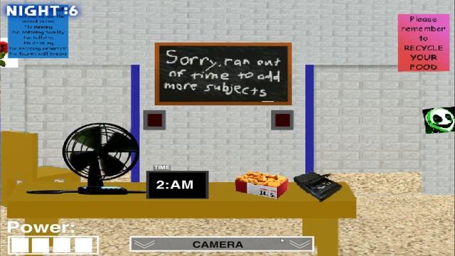 Five Nights at Baldi's - Custom Night 2: Baldi's Night (Easy Mode) (Baldi's Basics Fan Game) смотреть онлайн
