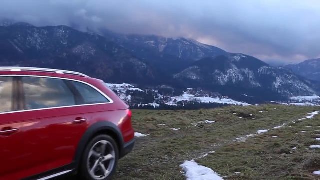2017 Audi A4 Allroad 2 0TDI quattro in snowy forests in Tatra Mountains смотреть онлайн