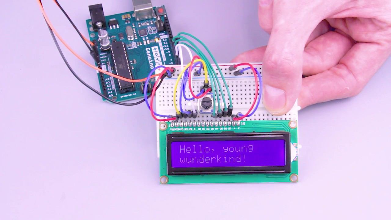 Урок №19 LCD дисплей (1602 - 16 столбцов, 02 строки)  | Iarduino.ru