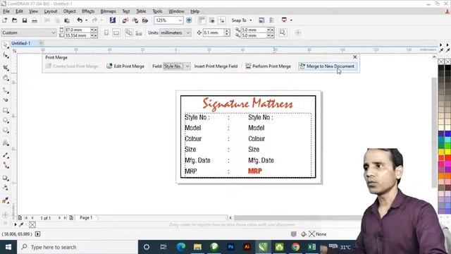 Auto Label | Sticker | Tag Making Process & Printing by Excel Data смотреть онлайн