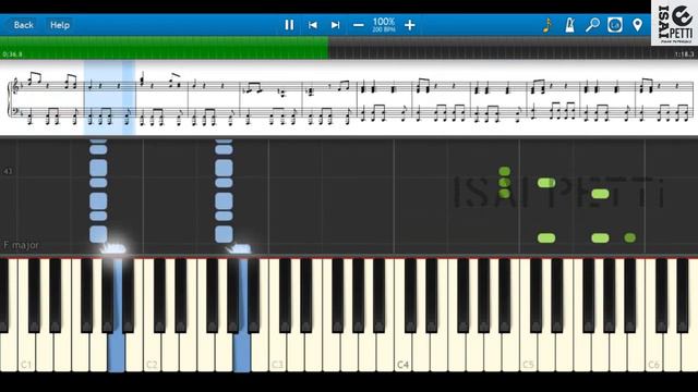 Pirates Of The Caribbean | Piano notes | Tutorial | Isai Petti смотреть онлайн