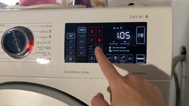 Bosch Serie 6 Start Of Wash QuickMix 60°C смотреть онлайн