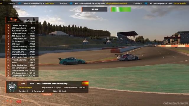 iRacing | DPC | Superliga 2.0 | 1ª División | Carrera 3 смотреть онлайн