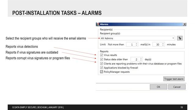 Installation and configuration of the G DATA Management Server смотреть онлайн
