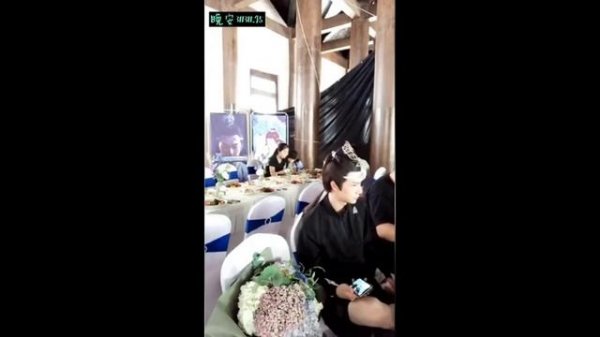 “The Untamed” BTS : Wang Yibo's birthday live on the set of Chen Qingling