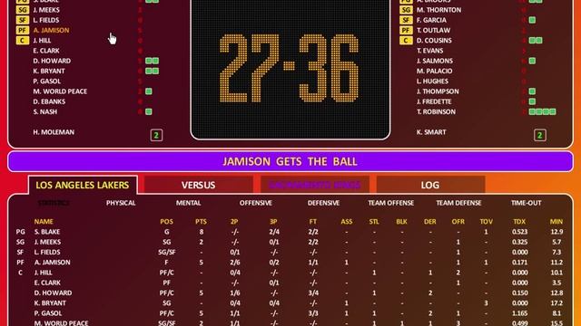 [English] Let's Play World Basketball Manager 2013 #026 - Matchday 23: Sacramento Kings vs LA Laker смотреть онлайн