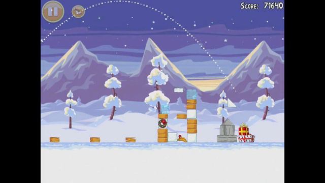 Angry Birds Seasons Wreck the Halls 1-9 Walkthrough Christmas 2012 3 Star смотреть онлайн
