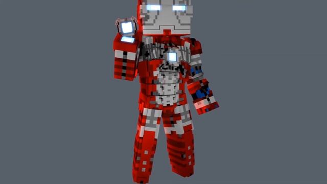 Minecraft Iron Man Mark 5 Rig (Iron Man 2) (C4D) смотреть онлайн