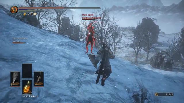Let's Play Dark Souls 3: Ashes of Ariandel DLC Part 3 - Millwood Tower смотреть онлайн