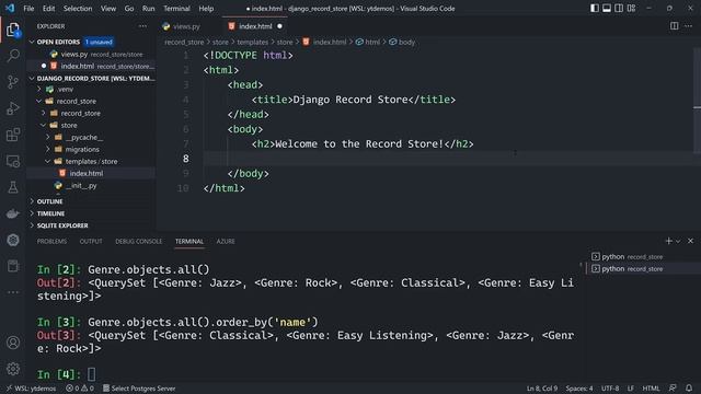 Django - 05 - Displaying Data in a Template смотреть онлайн