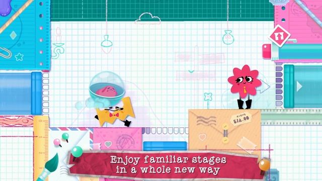 Snipperclips Plus: Cut It Out Together! Launch Trailer - Nintendo Switch