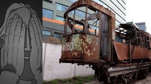 Московский трамвай До и После Наоборот: