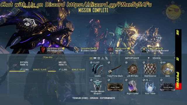 TSBG 2.0 Warframe 101 "Volt Max Steel Path Relic Crack..!!!" смотреть онлайн