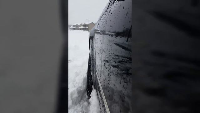 Mercedes GL450 x164 stuck in 20" of dense snow off-road FAIL смотреть онлайн