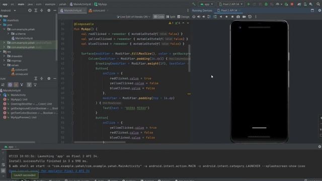 Kotlin Android Studio - Color Switch смотреть онлайн