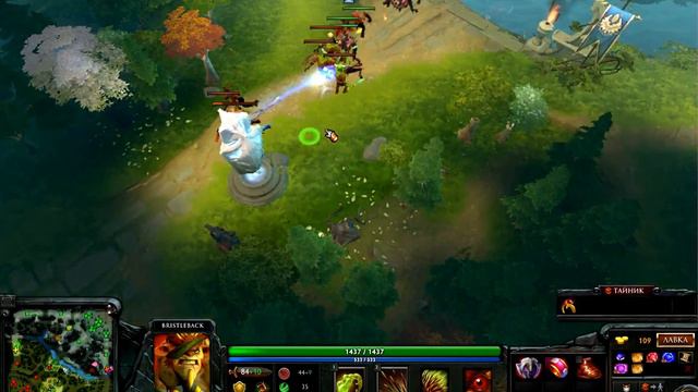 Про гайд на Bristleback.Как правильно играть за бристлбека?Закуп на Bristleback.