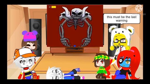 Undertale react to Ultra!Sans Fight Battle смотреть онлайн