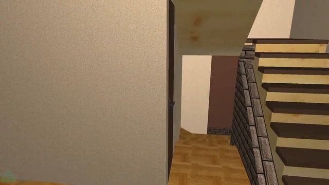 Проект дома с мансардой и гаражом C-070-ТП смотреть онлайн