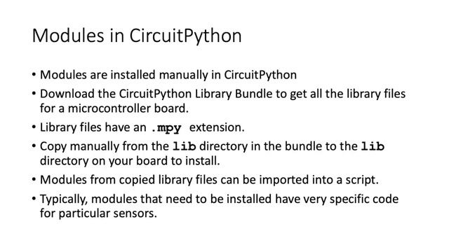 038d Modules in CircuitPython смотреть онлайн