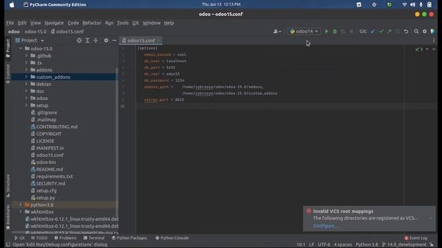 How to Configure Odoo 15 Project on Pycharm | How to Configure Odoo 15 With Pycharm смотреть онлайн