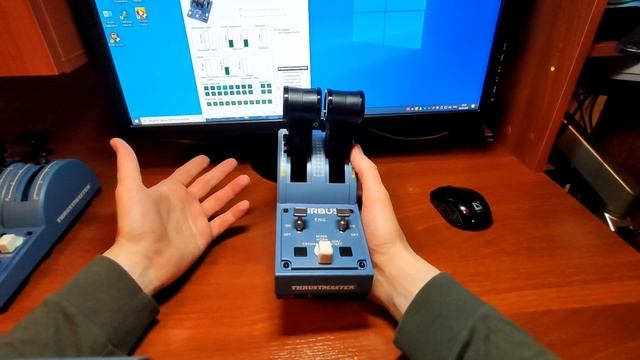 Обзор Thrustmaster TCA Quadrant Airbus Edition смотреть онлайн