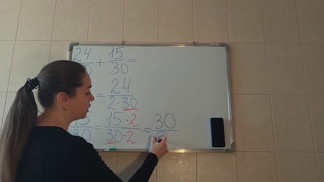 Зведення дробів до спільного знаменника (частина 2). Математика 6 клас. смотреть онлайн