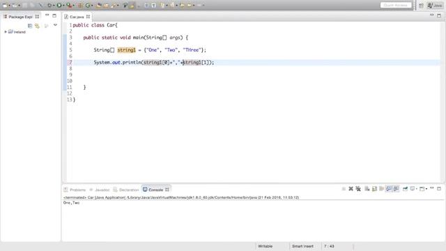 Making an Array Of Strings | Java For Beginners смотреть онлайн