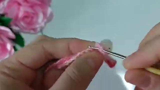 Роза крючком простой способ/How To Crochet A Rose