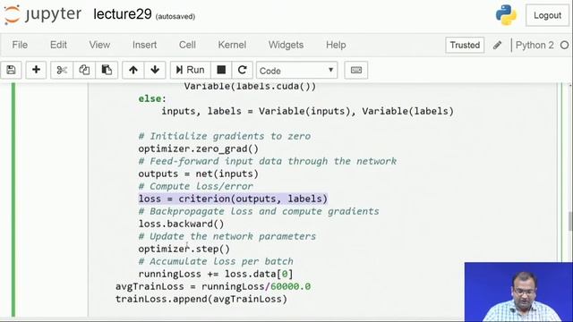 Lecture 29 : Training a LeNet for MNIST Classification смотреть онлайн