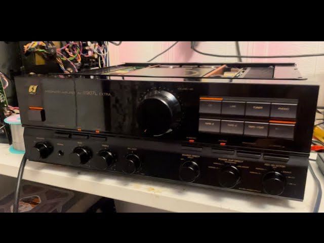 Sansui au-a907L extra Ремонт и профилактика! Часть 3. Настройка. смотреть онлайн
