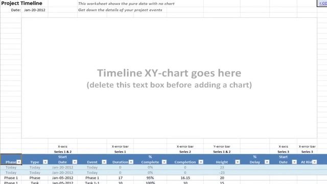 Excel Project Timeline - 10 simple steps to make your own Project Timeline in Excel 2010 смотреть онлайн