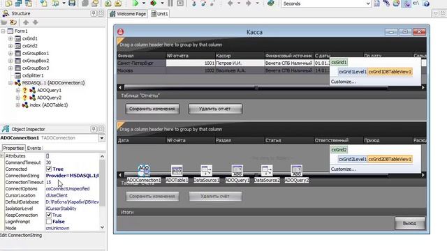 Delphi + DB MS Access смотреть онлайн