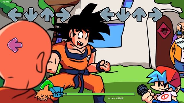 ФНФ ПРОТИВ ГОКУ ИЗ DRAGON BALL (ФРАЙДЕЙ НАЙТ ФАНКИН) в разрешении HD