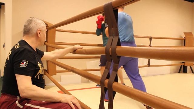 Комбинация и защита в боксе от Василия Чернигова (тренер Маириса Бриедиса). смотреть онлайн