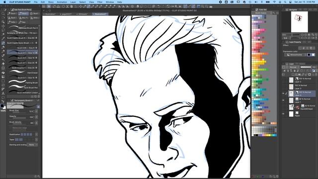STOP Inking for Your Flats - Three Comic Inking Tips смотреть онлайн