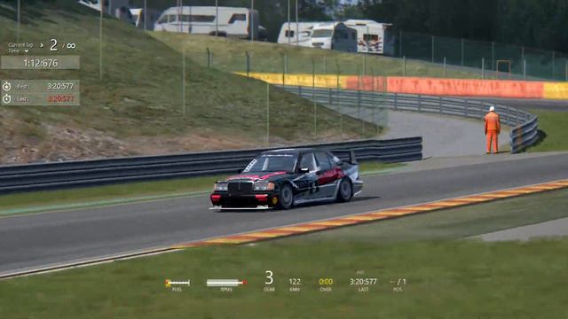 Assetto Corsa - Spa - 190 Evo 2 - pour Beels xD смотреть онлайн
