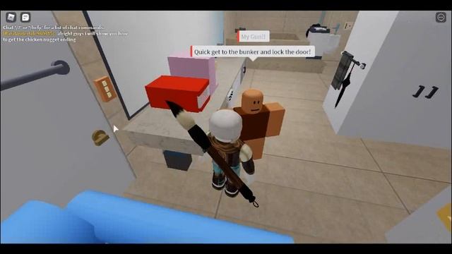 Roblox NPCs are becoming smart CHICKEN NUGGET ENDING смотреть онлайн
