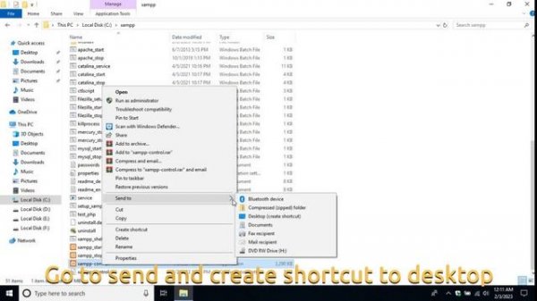 How To Solve Error: cannot create file "C:\xampp\xampp-control.ini" | Access is denied | XAMPP Erro