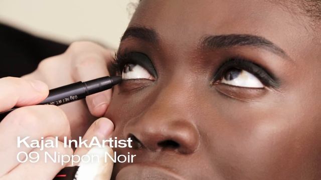 Gilded Green Smokey Eye Look Using Kajal InkArtist Eye Pencil | Shiseido